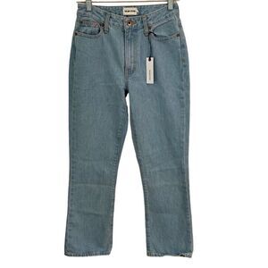 Taylor Stitch Rosie Jean Womens 26 In Washed Cone Mills Cropped Denim Jeans NEW